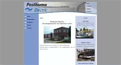 Desktop Screenshot of posthuma-electric.nl